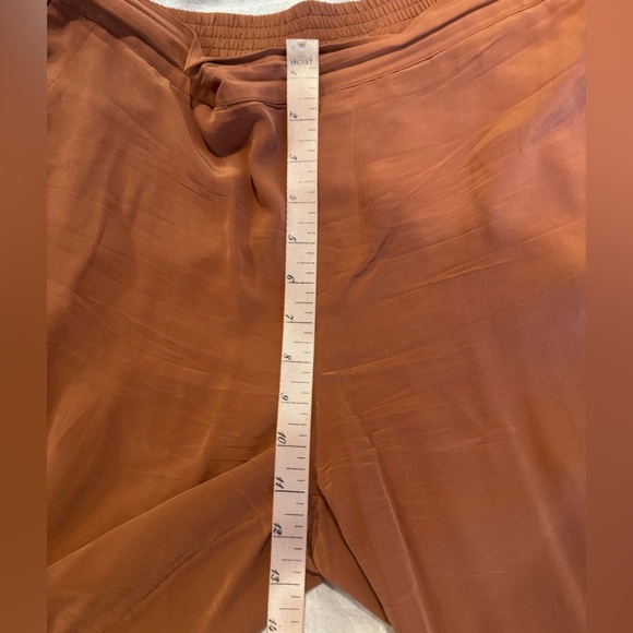 Joie Zinga Silk High Rise Wide Leg Vintage Wash Pull On Pants - Picture 6 of 7